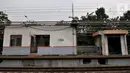 Kondisi bangunan di Stasiun Buaran lama, Jakarta, Selasa (8/10/2019). Stasiun Buaran lama yang saat ini sudah usang belum juga dilakukan pembongkaran oleh pihak terkait. (merdeka.com/Iqbal Nugroho)