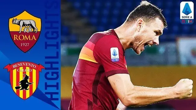 VIDEO: 7 Gol yang Tercipta pada Laga AS Roma Vs Benevento di Liga Italia