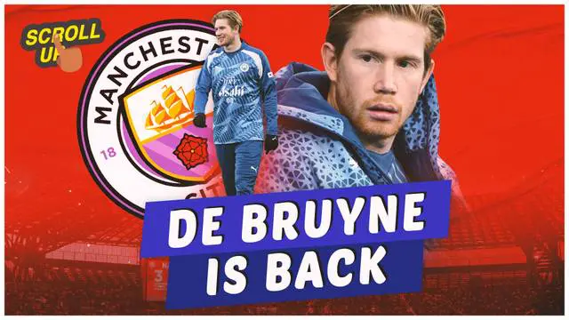 VIDEO: Akhirnya Kevin De Bruyne Muncul di Pertandingan Melawan Sheffield United