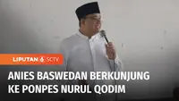 Bakal calon presiden yang diusung Koalisi Perubahan untuk Persatuan, Anies Baswedan, mengunjungi sejumlah pesantren di Jawa Timur, untuk meminta restu ulama. Salah satunya, Anies mendatangi Pondok Pesantren Nurul Qodim, pimpinan KH Hafidzul Hakiem No...