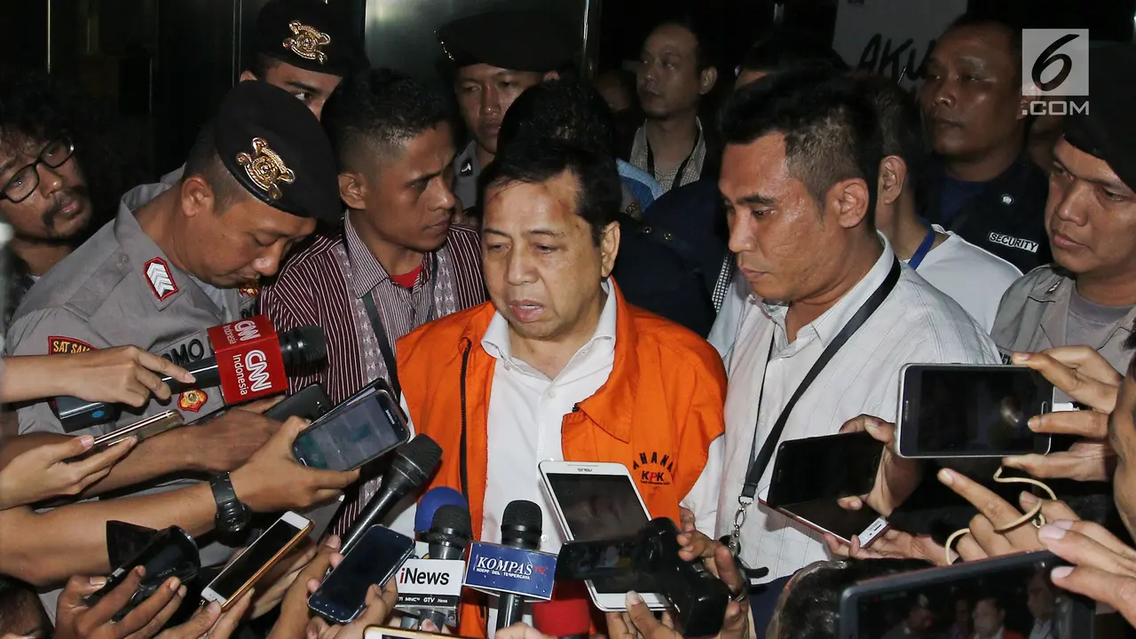 Setya Novanto ke Rutan KPK