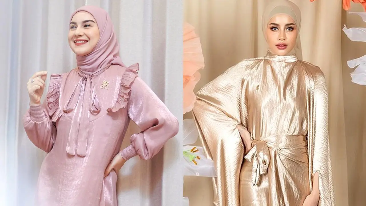 Diprediksi jadi Tren, Inspirasi Baju Lebaran Shimmer dari Irish Bella hingga Aghnia Punjabi