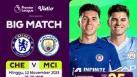 Jadwal dan Live Streaming Chelsea vs Manchester City di Vidio