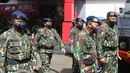 Kapolri Jenderal Pol Listyo Sigit Prabowo  saat menghadiri upacara peringatan HUT ke-76 Korps Brimob Polri di Mako Brimob, Kelapa Dua, Depok, Jawa Barat, Minggu (14/11/2021). Peringatan HUT ke-76 Korps Brimob tersbeut mengangkat tema "Terlatih, Tangguh, dan Responsif". (Liputan6.com/Herman Zakharia)