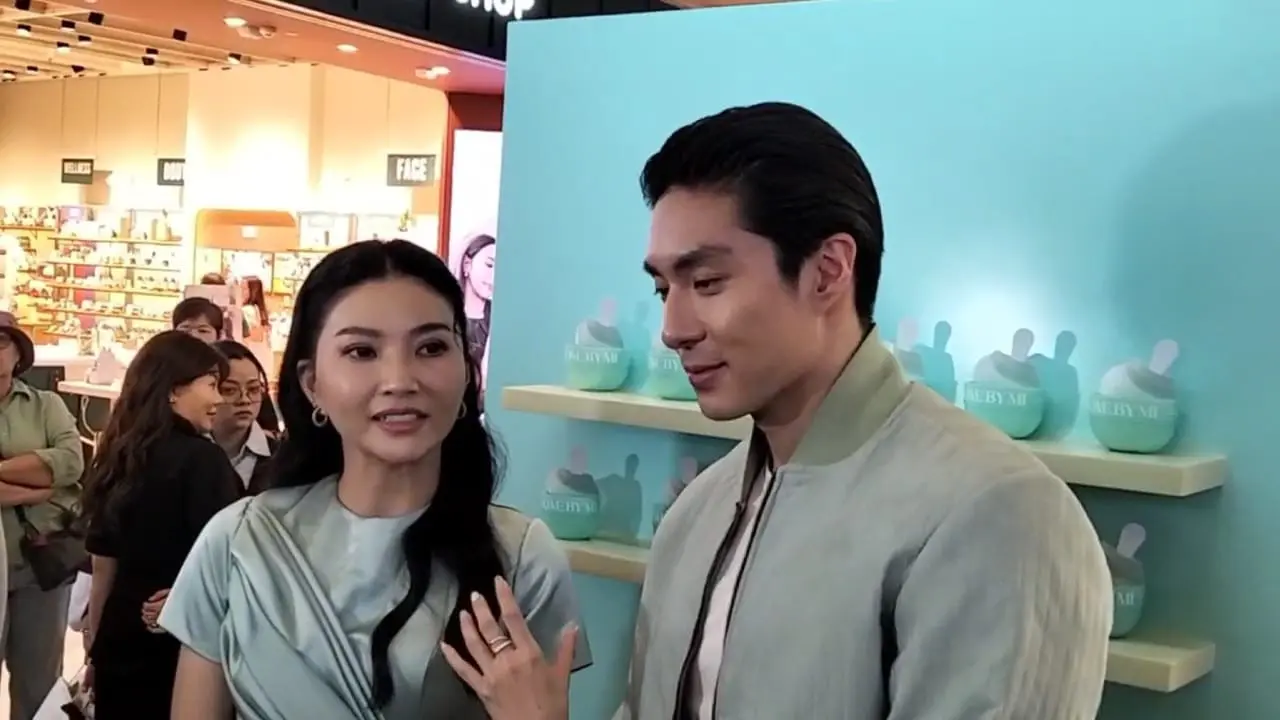 Sarwendah dan Giorgio Antonio. (M Altaf Jauhar/ Liputan6.com)
