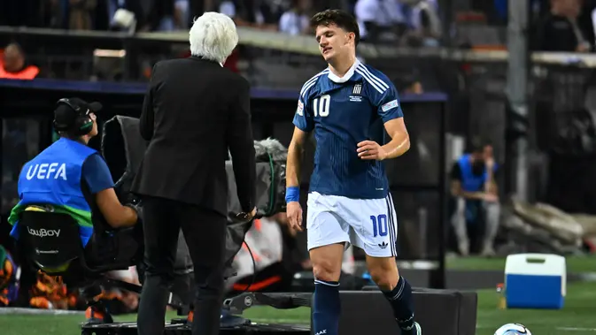 Tzolis Paksa Ditarik Keluar Pitch Usai Cedera Lawan Belanda di Thessaloniki