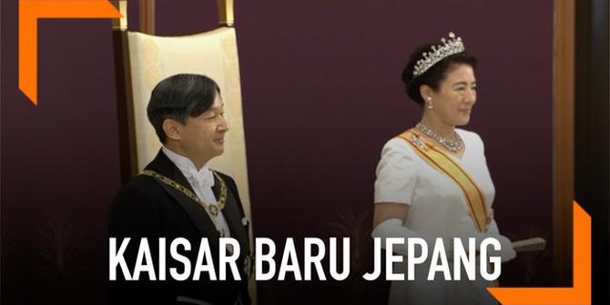 VIDEO: Pidato Perdana Naruhito Sebagai Kaisar Baru Jepang