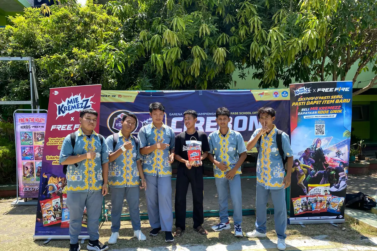 Kolaborasi Kreatif Sasar Gamers Muda, Mie Kremezz dan Free Fire Roadshow di 66 Sekolah Indonesia