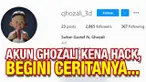 Kabar mengejutkan datang dari Ghozali Everyday. Dilaporkan, akun Instagram Ghozali dengan nama @ghozaliphoto kena hack atau diretas oleh orang tak bertanggung jawab. Kabar ini dibenarkan langsung oleh manager Ghozali, Ema Sulikhati, Rabu (23/02/2022)...