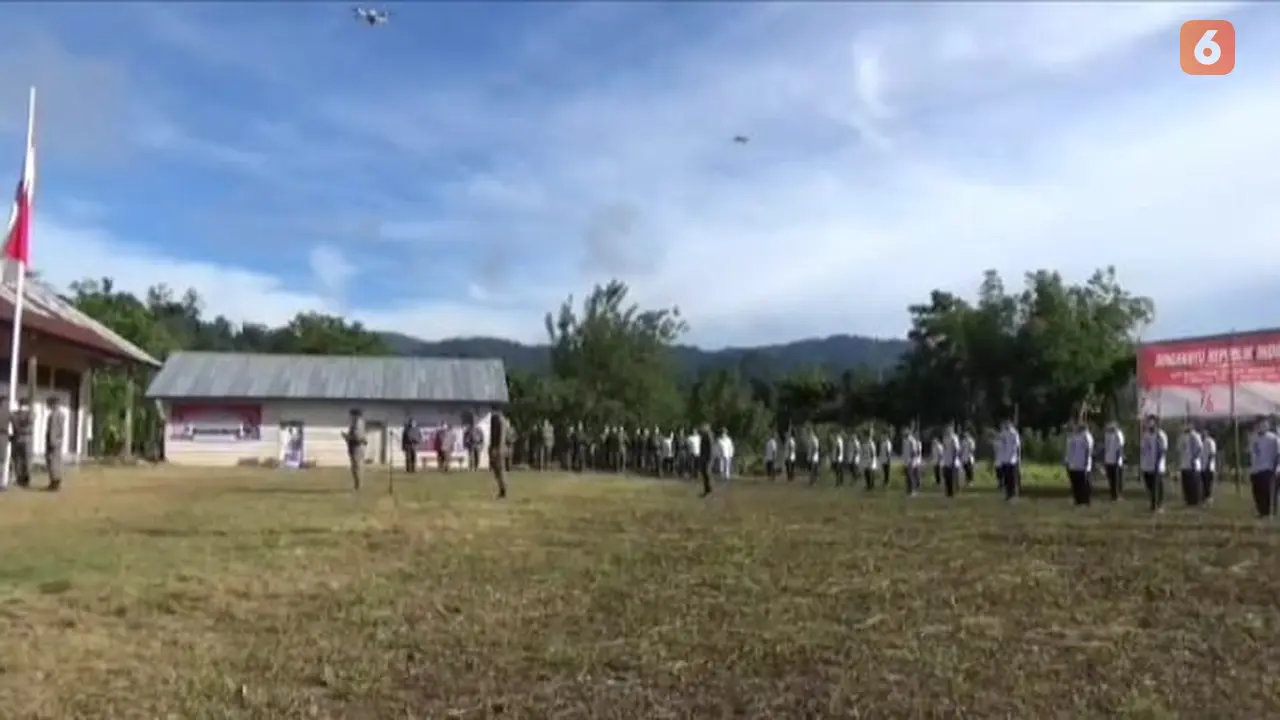 upacara kemerdekaan RI di Dusun Manggalapi