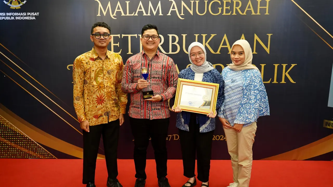 PT TASPEN berhasil mempertahankan Predikat Informatif dalam ajang Anugerah Keterbukaan Informasi Publik Tahun 2024. Dok Taspen