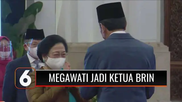 VIDEO: Presiden Jokowi Lantik Megawati Jadi Ketua Dewan Pengarah Badan Riset dan Inovasi