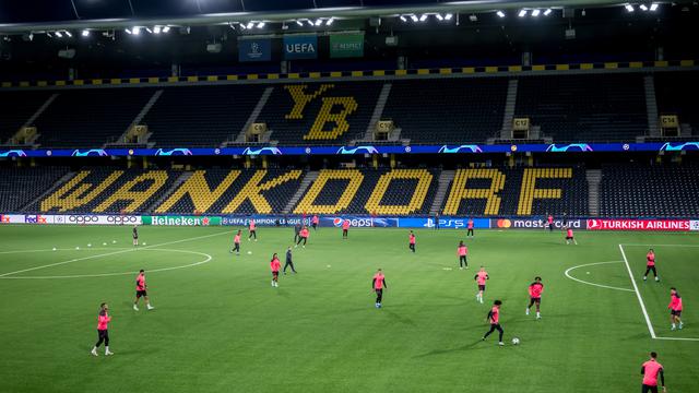 Latihan Manchester City Liga Champions