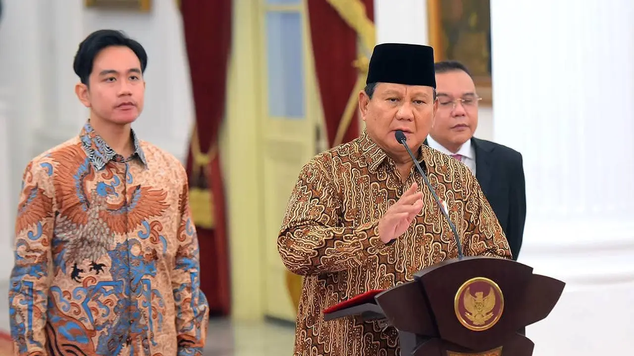 Presiden Prabowo Subianto dan Wakil Presiden Gibran Rakabuming Raka