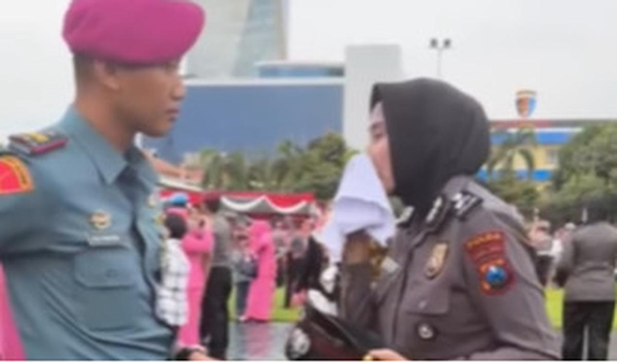 <b>Romantisme Pasutri TNI-Polri</b>
