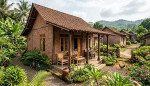 8 Inspirasi Rumah Bata Ekspos Gaya Kampung, Sederhana tapi Menawan