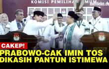 VIDEO: CAKEP! Pantun Cak Imin Bikin Prabowo Tertawa, Langsung Saling Tos