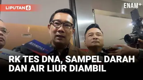 RK Sebut Akan Terima Hasil Apapun Usai Tes DNA