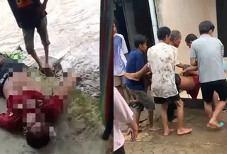 Banjir yang melanda sejumlah wilayah di Kota Bandar Lampung pada Jumat (6/3/2026) menyebabkan dua orang dilaporkan hanyut. (Foto: Istimewa)