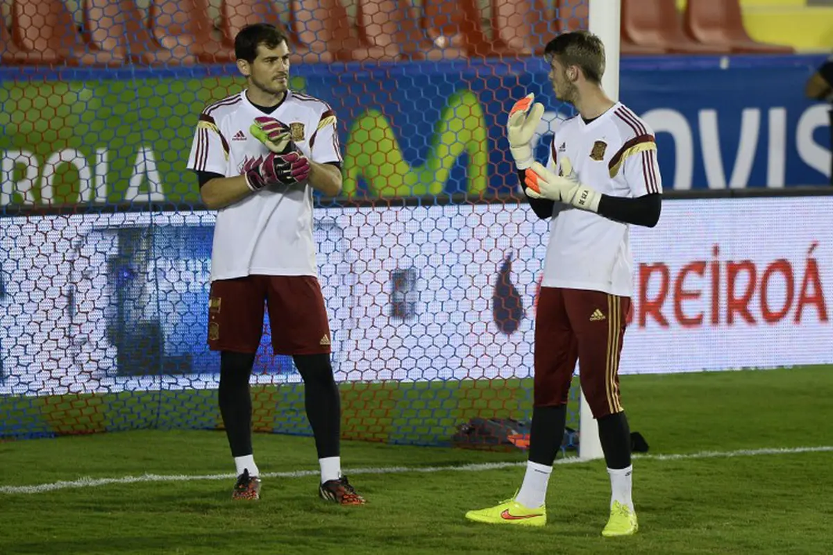 Iker Casillas dan David De Gea