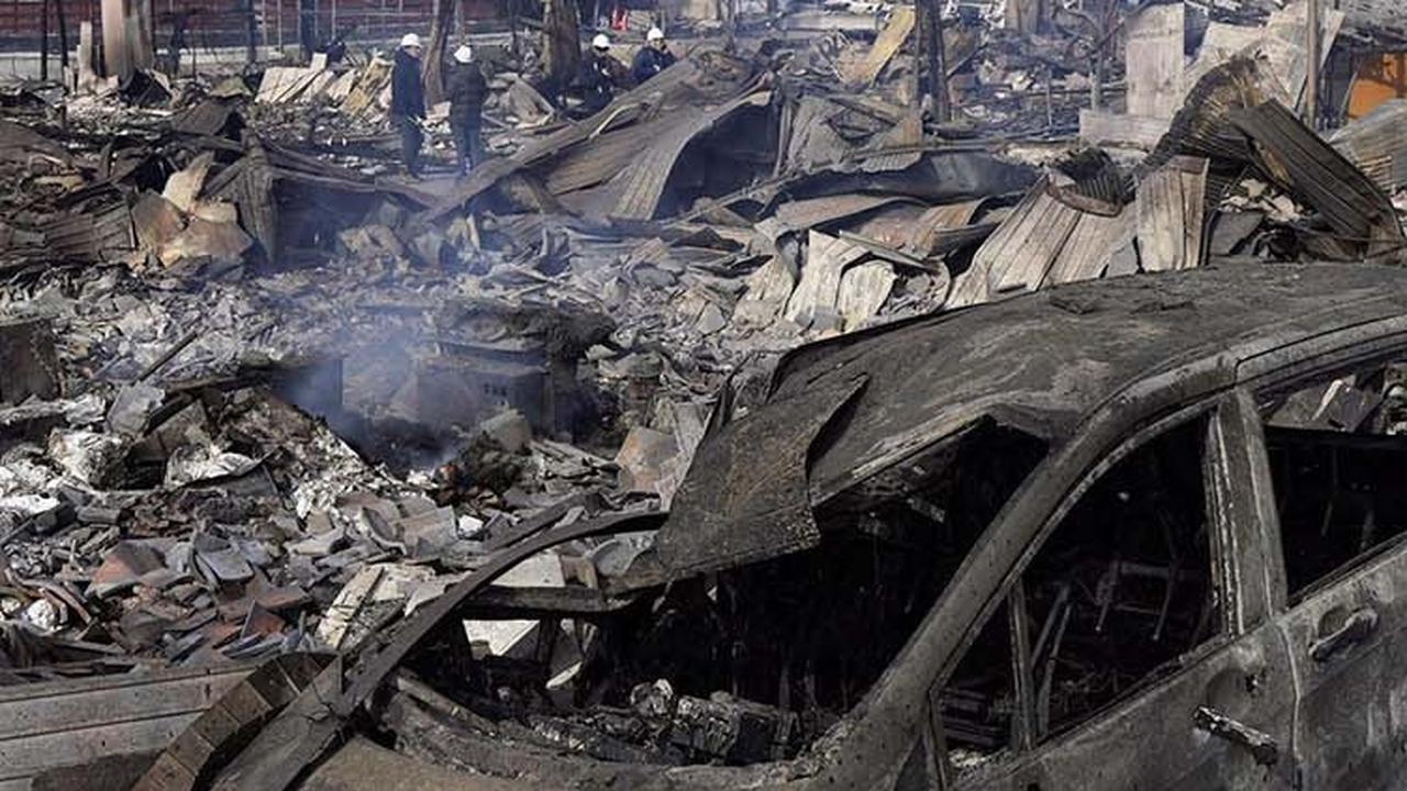 FOTO: Gempa Dahsyat Jepang, Kawasan di Wajima Ini Luluh Lantak Bak Zona Perang