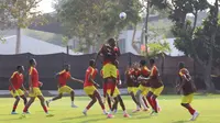 Suasana sesi latihan Timnas Mozambik di Lapangan A Stadion Utama Gelora Bung Karno, Jakarta, Sabtu (6/6/2026). (Dok. Federasi Sepak Bola Mozambik)