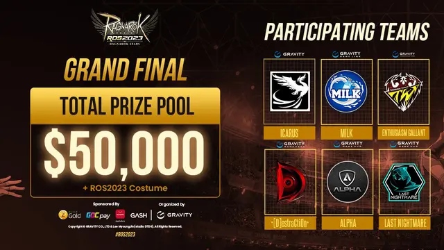 Turnamen Esports Ragnarok Stars 2023 digelar di Indonesia.
