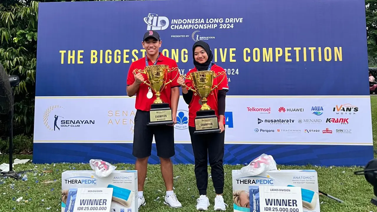Indonesia Long Drive Competition 2024 Perdana Digelar, 2 Pegolf Pemenang Dikirim ke Kejuaraan Asia