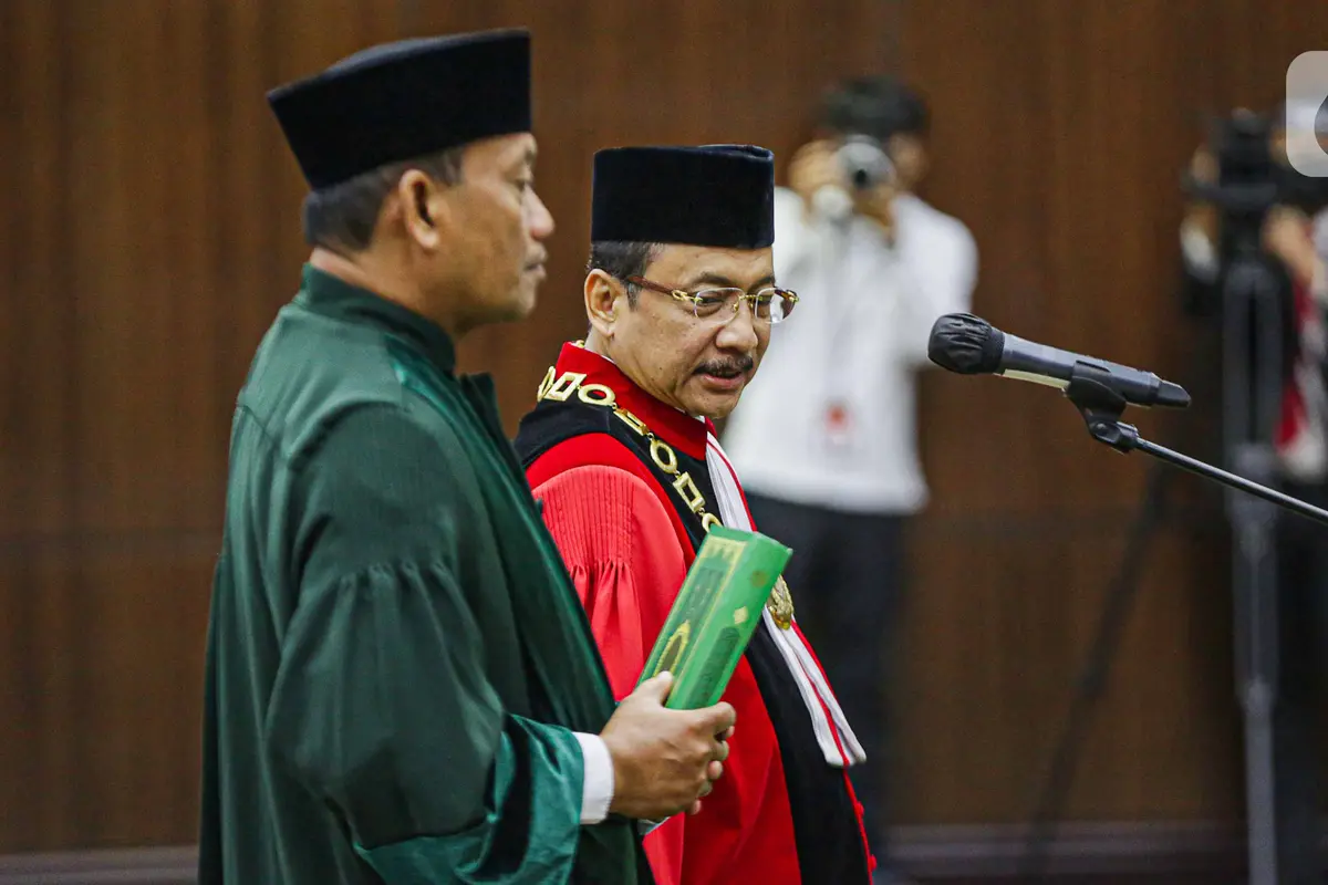 Suhartoyo Dilantik Jadi Ketua MK
