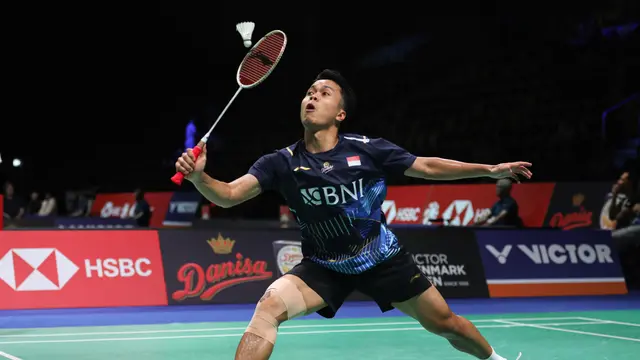 Anthony Sinisuka Ginting - Denmark Open 2023 - Bulu Tangkis
