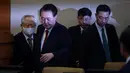 Pada sidang ini, Yoon Suk Yeol berpeluang menyampaikan argumennya atau menjawab pertanyaan terkait upayanya memberlakukan darurat militer yang kemudian dibatalkan. (Kim Hong-Ji/POOL/AFP)