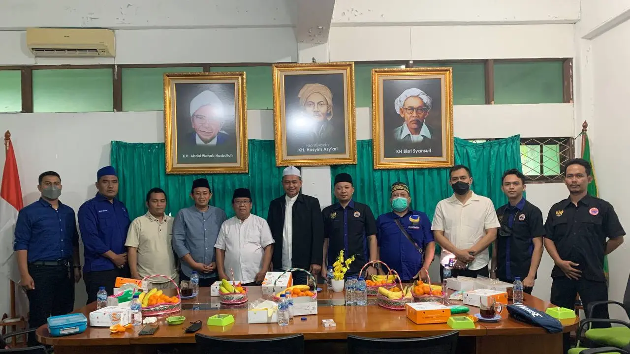 DPD Garda Pemuda (GP) NasDem Jakarta Selatan, Awalluddin  meyambangi Kantor Pengurus Cabang Nahdlatul Ulama (PCNU) Jakarta Selatan yang berada di kawasan Kebayoran Baru.