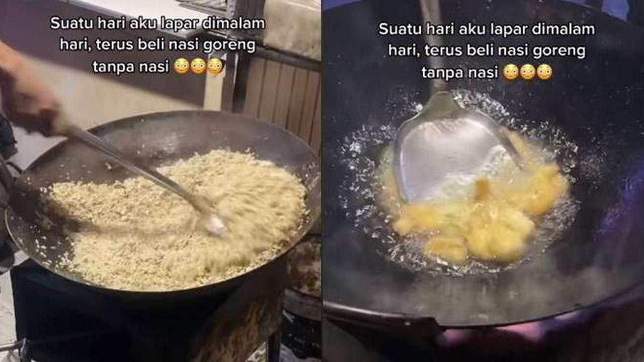 Viral Video Wanita Pesan Nasi Goreng Tanpa Nasi, Begini Penampakannya