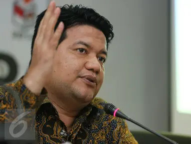 Ketua KPU Husni Kamil Manik. (Liputan6.com/Faizal Fanani)