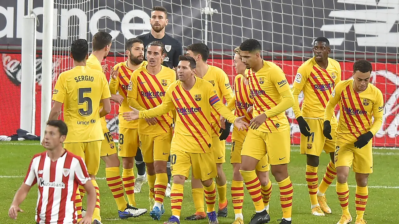 FOTO: Duet Messi dan Pedri Bawa Barcelona Tembus 3 Besar