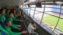 Delapan pemain terbaik MILO Football Championship melihat stadion Nou Camp, Barcelona. pemain terbaik ini mendapatkan pelatihan dengan anak lainnya dari Australia, New Zealand, Thailand, Vietnam, Panama, Sri Lanka, dan Trinidad-Tobago. Liputan6.com/Rizky)
