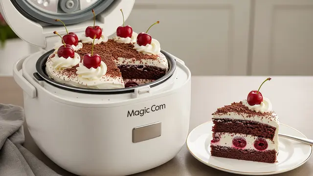 Cara Membuat Kue Black Forest dengan Magic Com