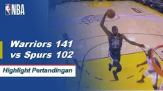 Klay Thompson mencetak 26 poin dan memberikan enam assist saat Golden State mengalahkan Spurs.