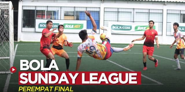 VIDEO: Keseruan Perempat Final Bola Sunday League
