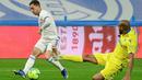 Diharapkan menjadi pengganti Cristiano Ronaldo yang pindah ke Juventus di tahun sebelumnya, performa Hazard di Real Madrid justru melempem. Sejak musim pertama ia terus menerus dibekap cedera. (AFP/Javier Soriano)