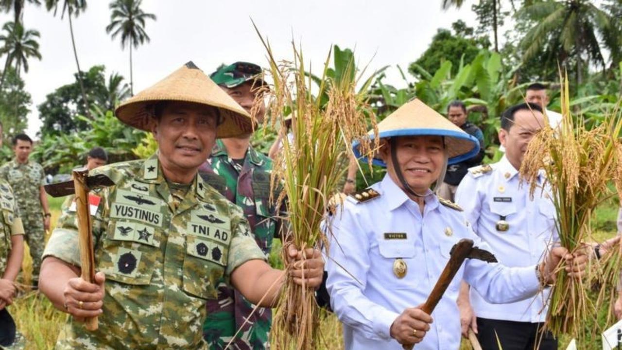 Kodam XIII/Merdeka Dukung Penuh Kebijakan Ketahanan Pangan Nasional, Perkuat Swasembada Pangan