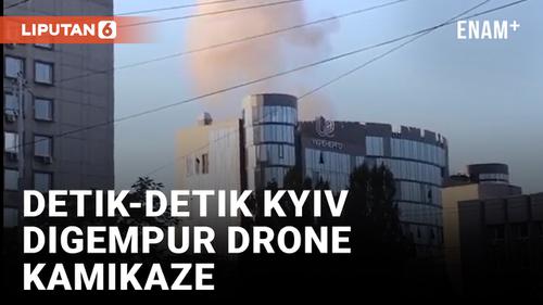 VIDEO: Ukraina Digempur Serangan Drone Kamikaze Iran