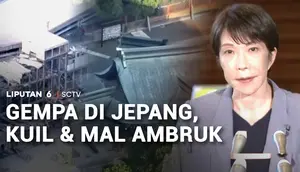Gempa Kuat Guncang Prefektur Kumamoto, Bangunan Ambruk dan Puluhan Orang Hilang