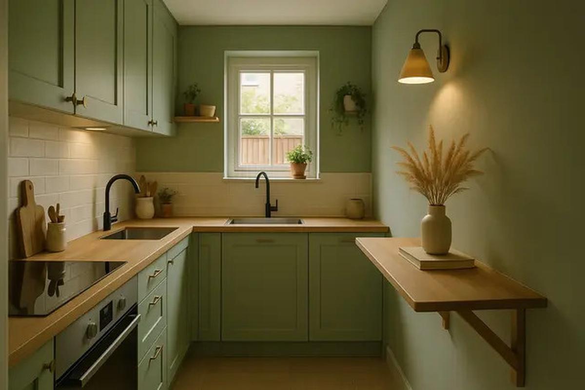 8 Desain Dapur Kecil Memanjang ke Samping, Solusi Ruang Terbatas yang Tetap Estetik di 2025
