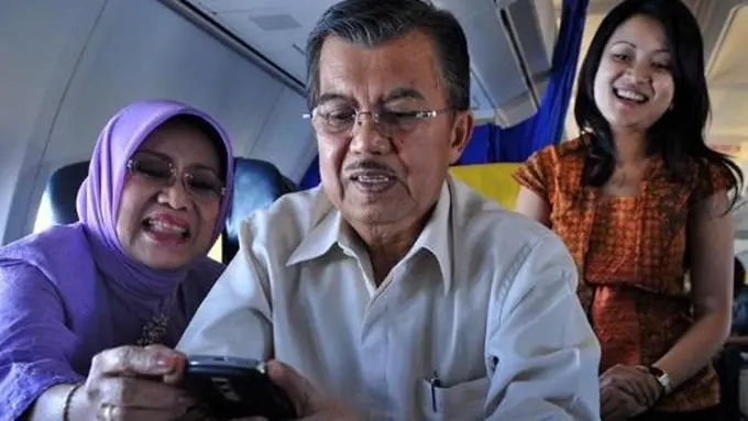Jusuf Kalla dan sang istri, Mufidah/copyright: berbagai sumber