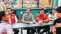 Presiden Joko Widodo kembali bertemu dengan Ketua Umum Partai Solidaritas Indonesia (PSI) Kaesang Pangarep dan kadernya di Deli Serdang, Sumatera Utara. (Ist)