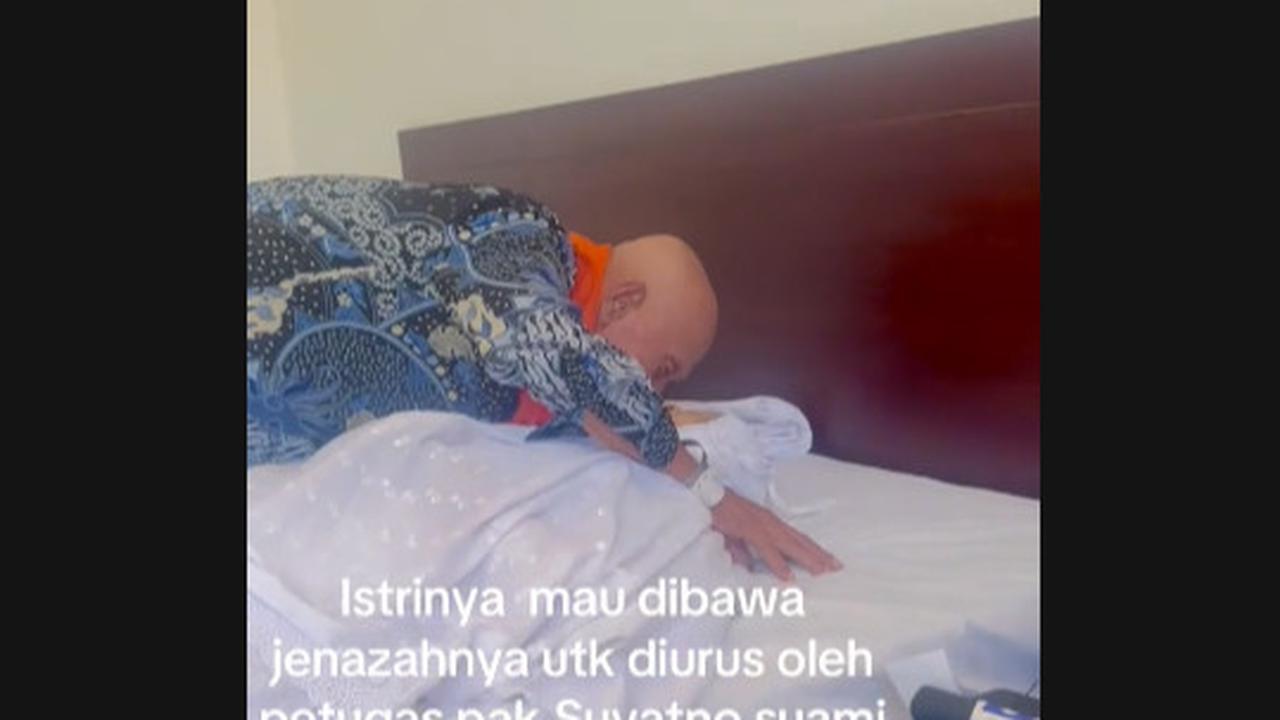 Banjir Air Mata, Momen Haru Kakek Jemaah Haji Cium Sang Istri untuk Terakhir Kali karena Meninggal di Tanah Suci
