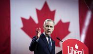 Mark Carney terpilih sebagai pemimpin Partai Liberal Kanada, Minggu (9/3/2025). (Dok. Justin Tang/The Canadian Press via AP)