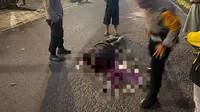 Pria yang ditemukan tergeletak bersimbah darah di Jalan Cemerlang, Kampung Cikareo, Kecamatan Warudoyong, Kota Sukabumi, pada Rabu (24/6/2026) subuh (Istimewa)