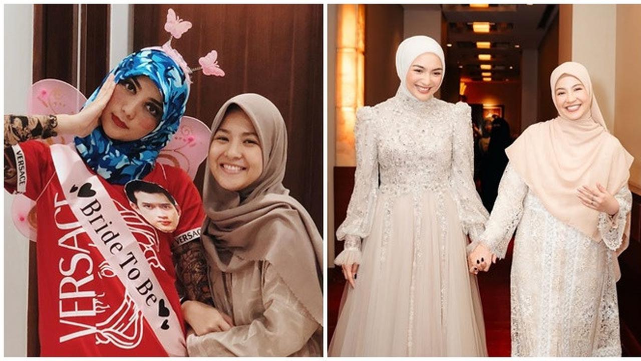 6 Potret Citra Kirana dan Natasha Rizky di Galprem Film Baru, Bersahabat Sejak SMA